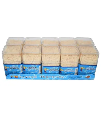 Scobitori din lemn 1 set / 12 recipiente  Engros