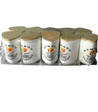 Scobitori din lemn 1 set / 10 recipiente Engros