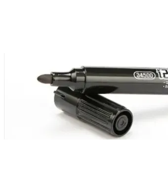 Set 12 markere permanente Aihao 34500 negru Engros