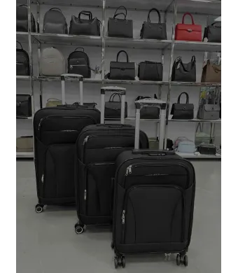 Set 3 trolere Engros, valize calatorie, material textil, marimi diferite