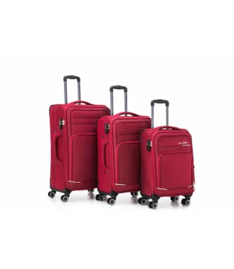 Set 3 trolere Engros, valize calatorie, material textil, marimi diferite