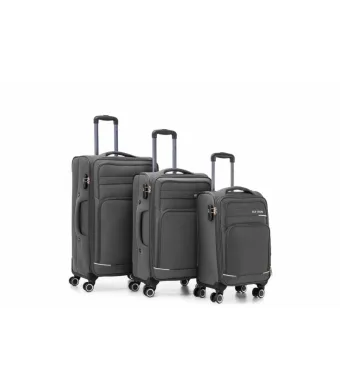 Set 3 trolere Engros, valize calatorie, material textil, marimi diferite