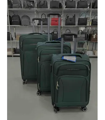 Set 3 trolere Engros, valize calatorie, material textil, marimi diferite
