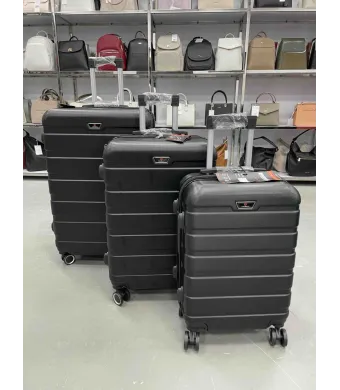 Set 3 trolere Engros, valize calatorie, plastic ABS, marimi diferite