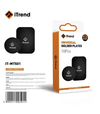 SET 2 PLACUTE METAL ITREND 501 PENTRU SUPORT TELEFON MAGNET