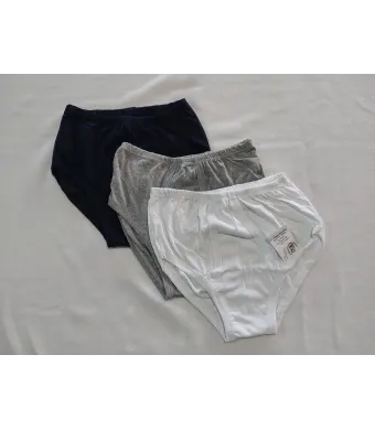 Chiloti barbati bumbac Engros (Gri, 46, 48, 50, 52, 54, 5 buc)