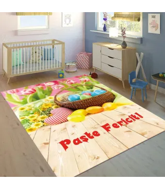 Covor antiderapant copii Paste Fericit Engros (120x180)