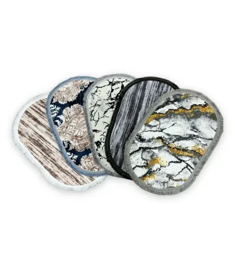 Covor de baie antiderapant oval 60 x 100 cm Engros, diverse modele