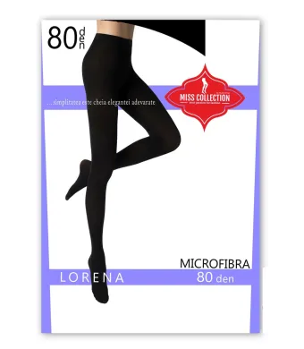 Ciorapi (dres) dama Microfibra 80 den MISS COLLECTION EN GROSS (NEGRU, 2 - (S), 1)