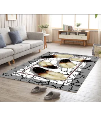Covor antiderapant modern, cu model imprimat digital (80 x 150 cm)