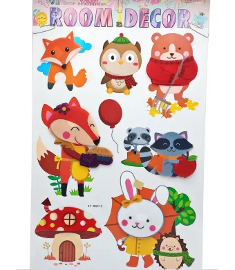 Stickere  copii de perete  cu Animale  50  x 35   cm ,Diverse modele  Engros