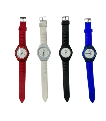 Ceas dama curea de silicon diverse color , Engros