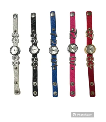 Ceas Dama Curea de Piele Diverse color , Engros