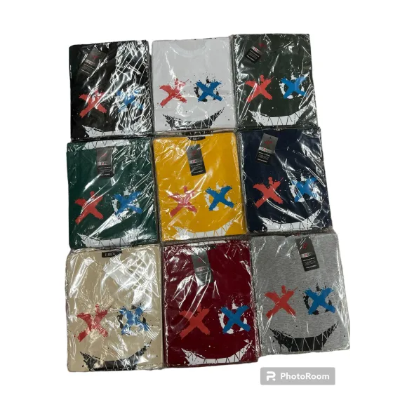 TRICOU BARBAT SMILE ANGRO (Galben mustar)